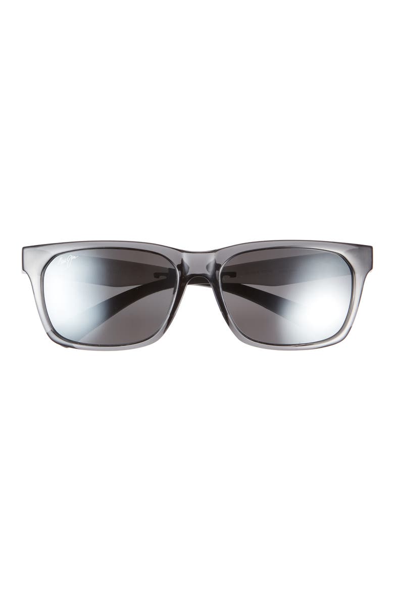 56mm Bi-Gradient Square Sunglasses, Main, color, GREY