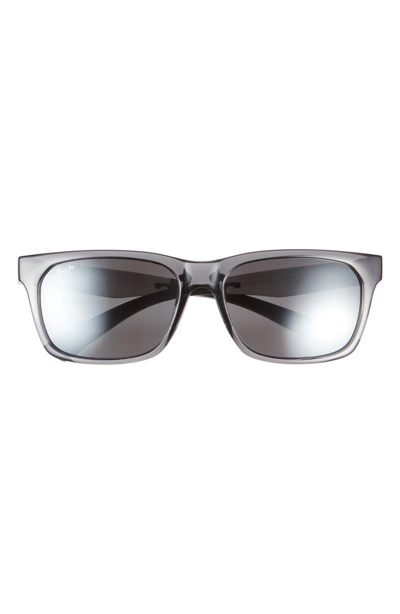 Maui Jim 56mm Bi-Gradient Square Sunglasses, Main, color, Grey