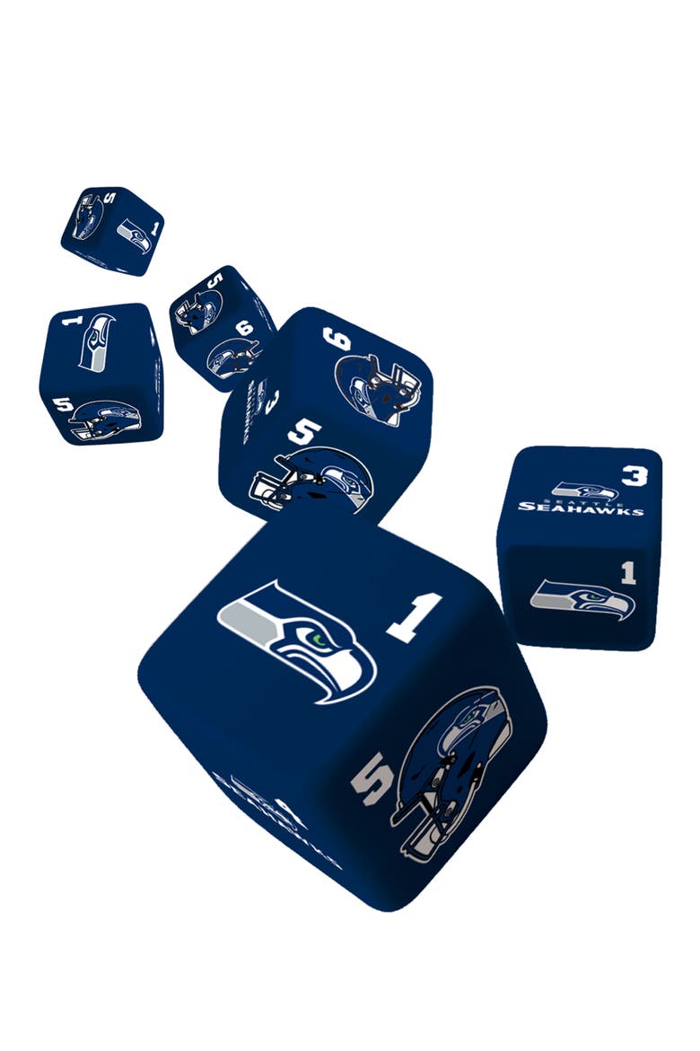 Seattle Seahawks Dice Set - 19mm, Alternate, color, Multicolor