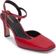 Bernardo Gama Square Toe Pump