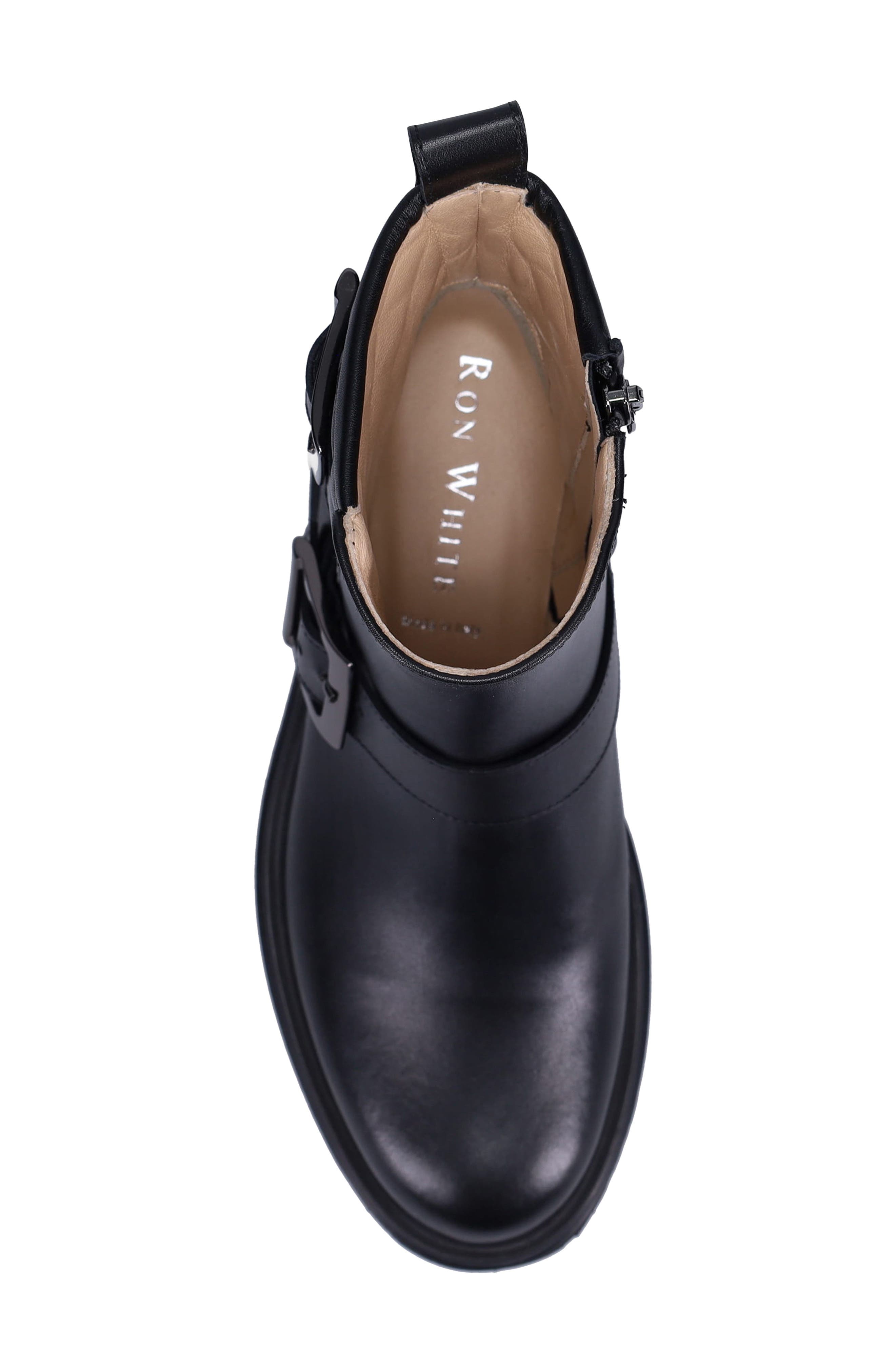 Ron White Francine Bootie, Alternate, color, Onyx Calf