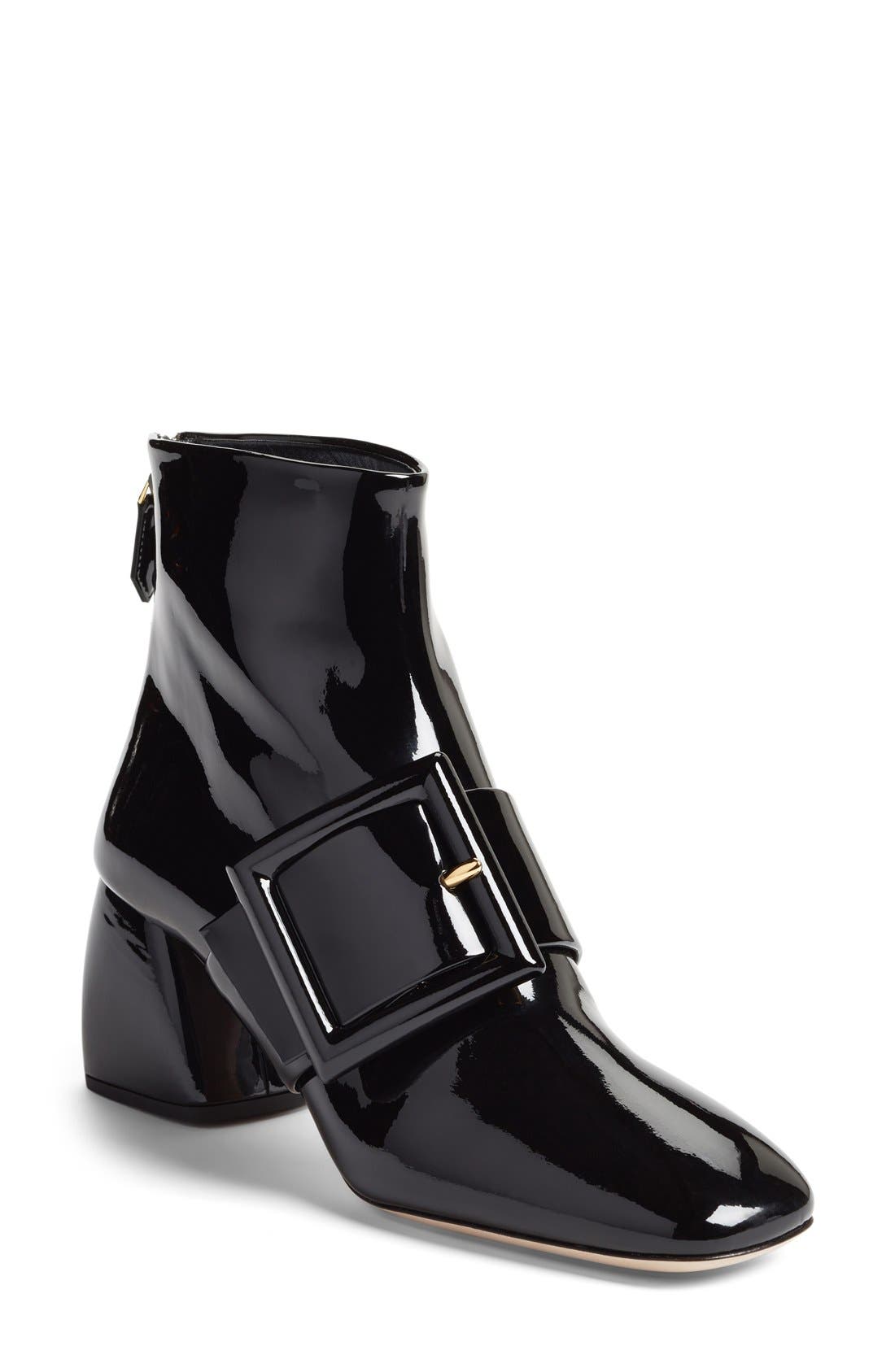 Ankle Boot, Main, color, BLACK PATENT