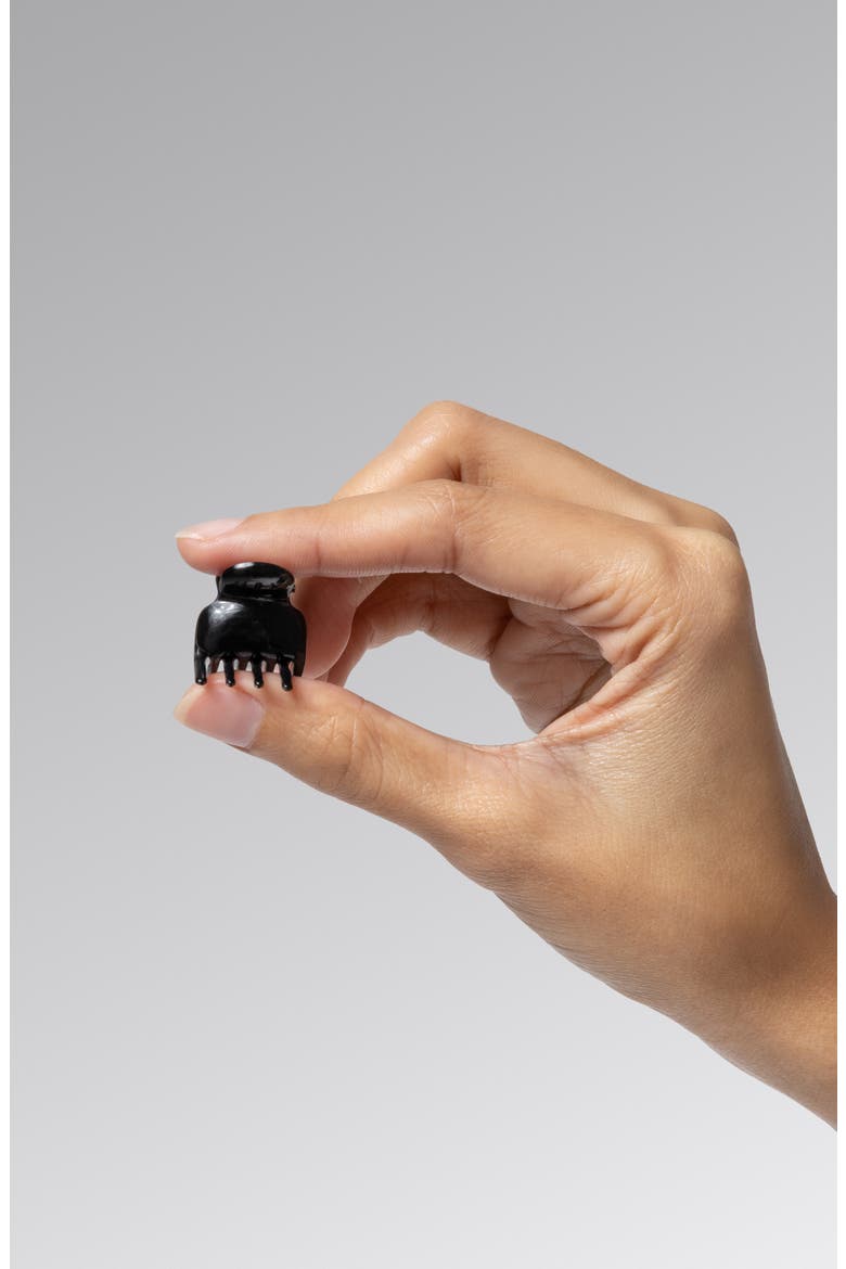 16-Pack Recycled Plastic Microcloud Hair Clips, Alternate, color, BLACK TORT