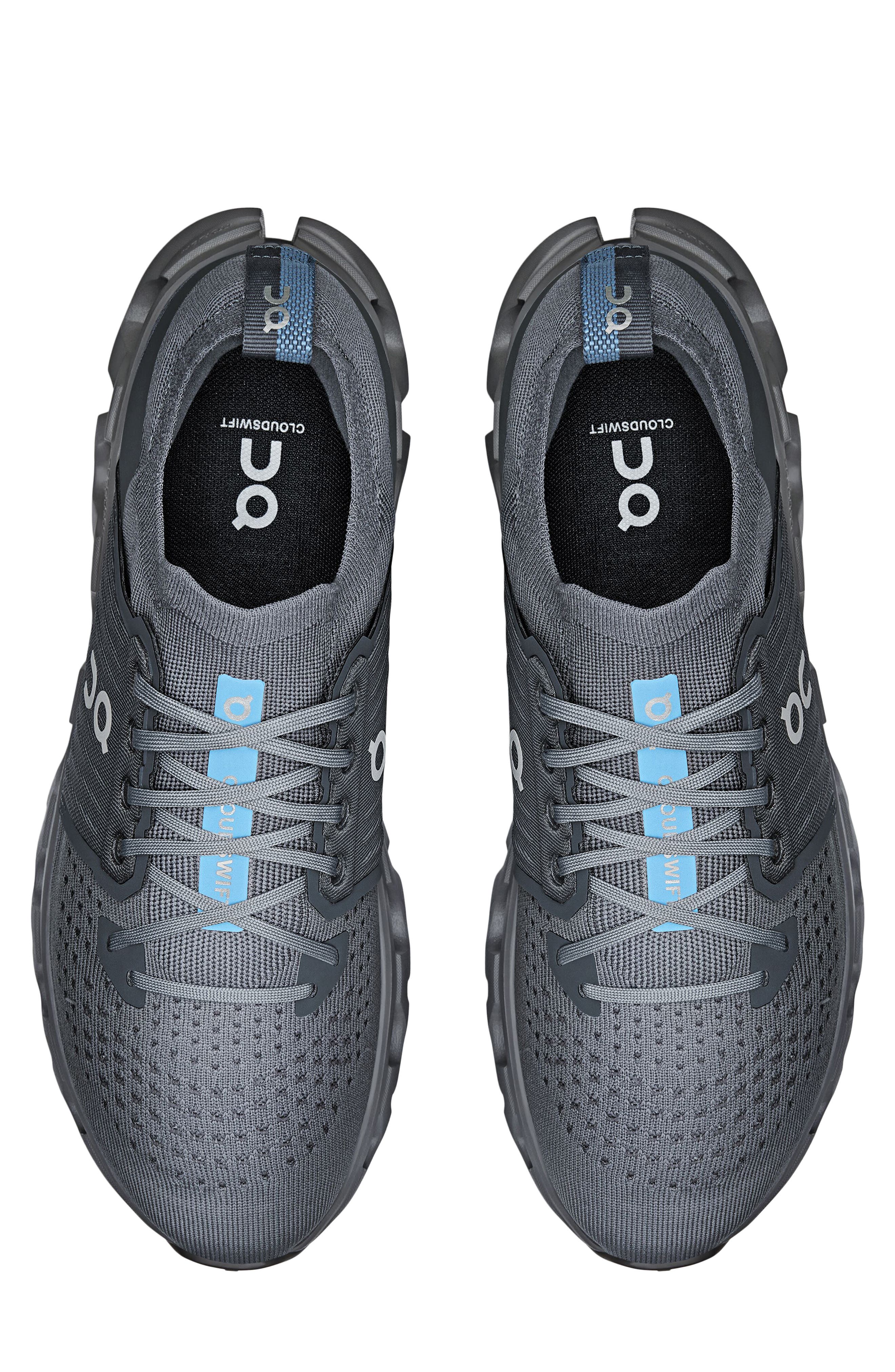 On Cloudswift 4 Running Shoe, Alternate, color, Stone/ Asphalt