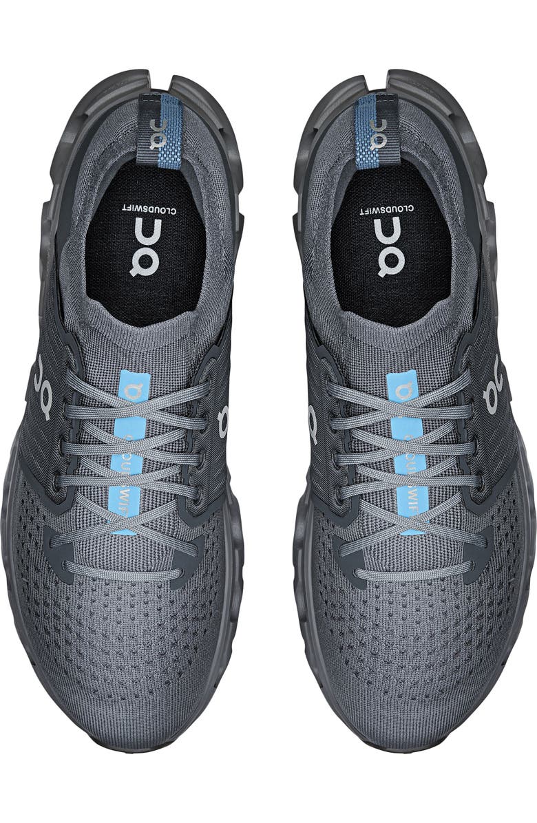 On Cloudswift 4 Running Shoe, Alternate, color, Stone/ Asphalt