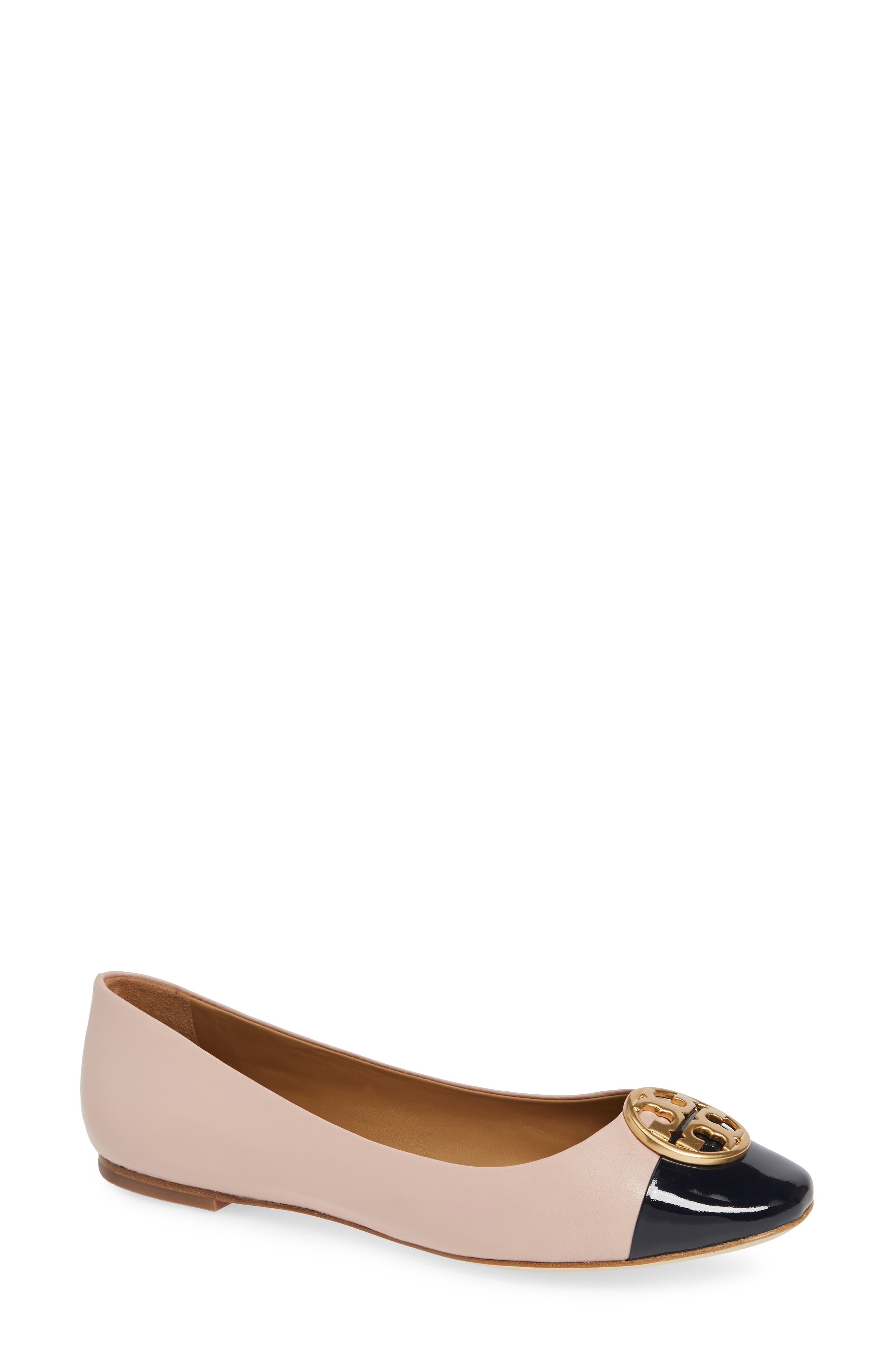Tory Burch Chelsea Cap Toe Ballet Flat, Main, color, 