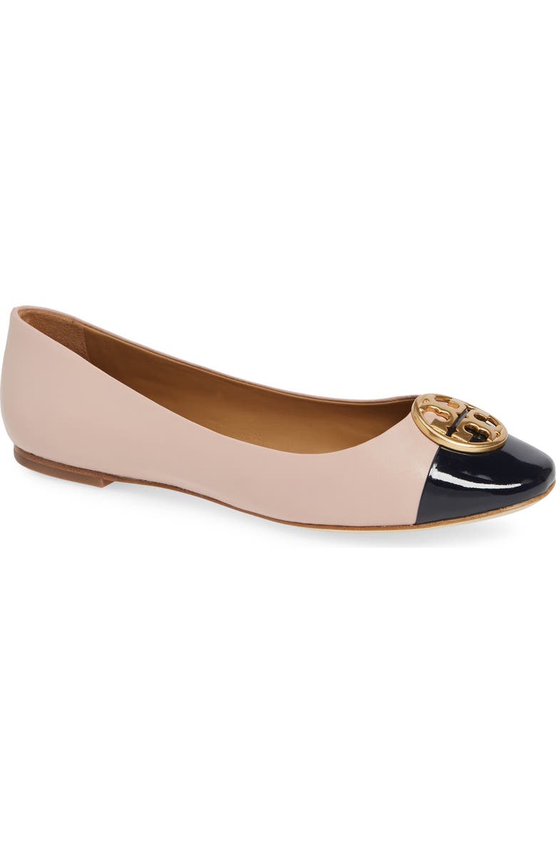 Tory Burch Chelsea Cap Toe Ballet Flat, Main, color,