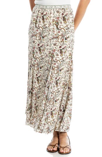Max Studio Georgette Godet Maxi Skirt