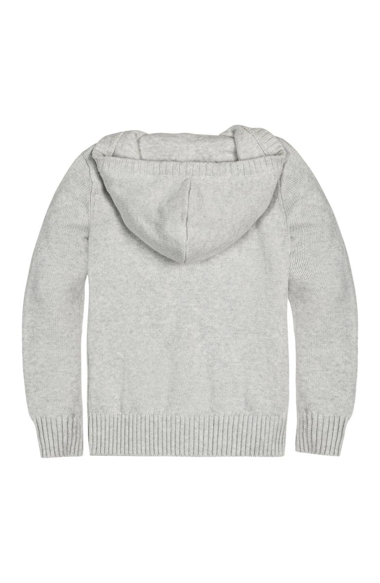 Hope & Henry Baby Boys' Organic Henley Sweater Hoodie, Infant, Alternate, color, 