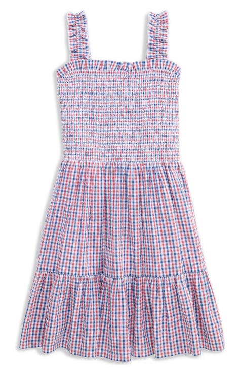 Kids' Ellen Smocked Seersucker Dress (Big Kid)