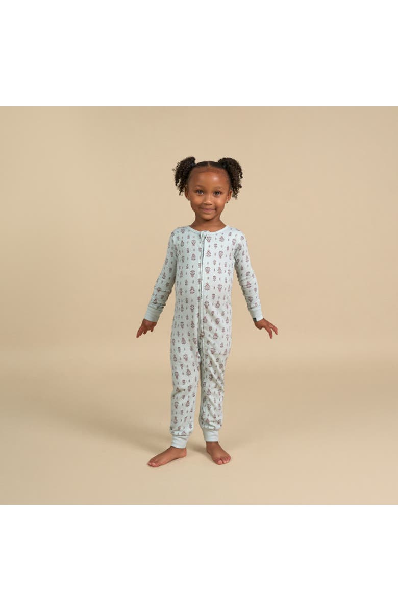 Modern Moments<sup>™</sup> by Gerber Hacci Comfort Unionsuit, Alternate, color, Light Green Fleur