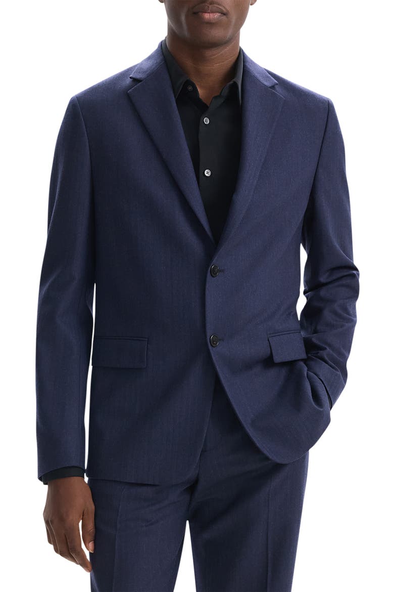 Chambers Herringbone Wool Blend Suit Jacket, Main, color, NVMU