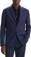 Theory Chambers Herringbone Wool Blend Suit Jacket