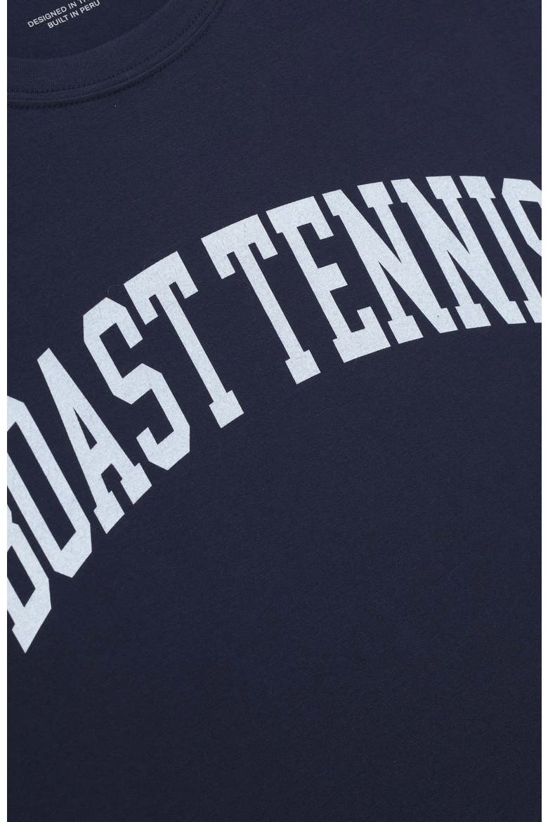 Tennis Tee, Alternate, color, Navy White