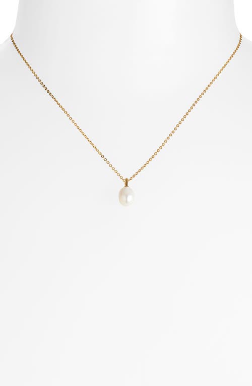 Nordstrom Demi Fine Dainty Freshwater Pearl Pendant Necklace