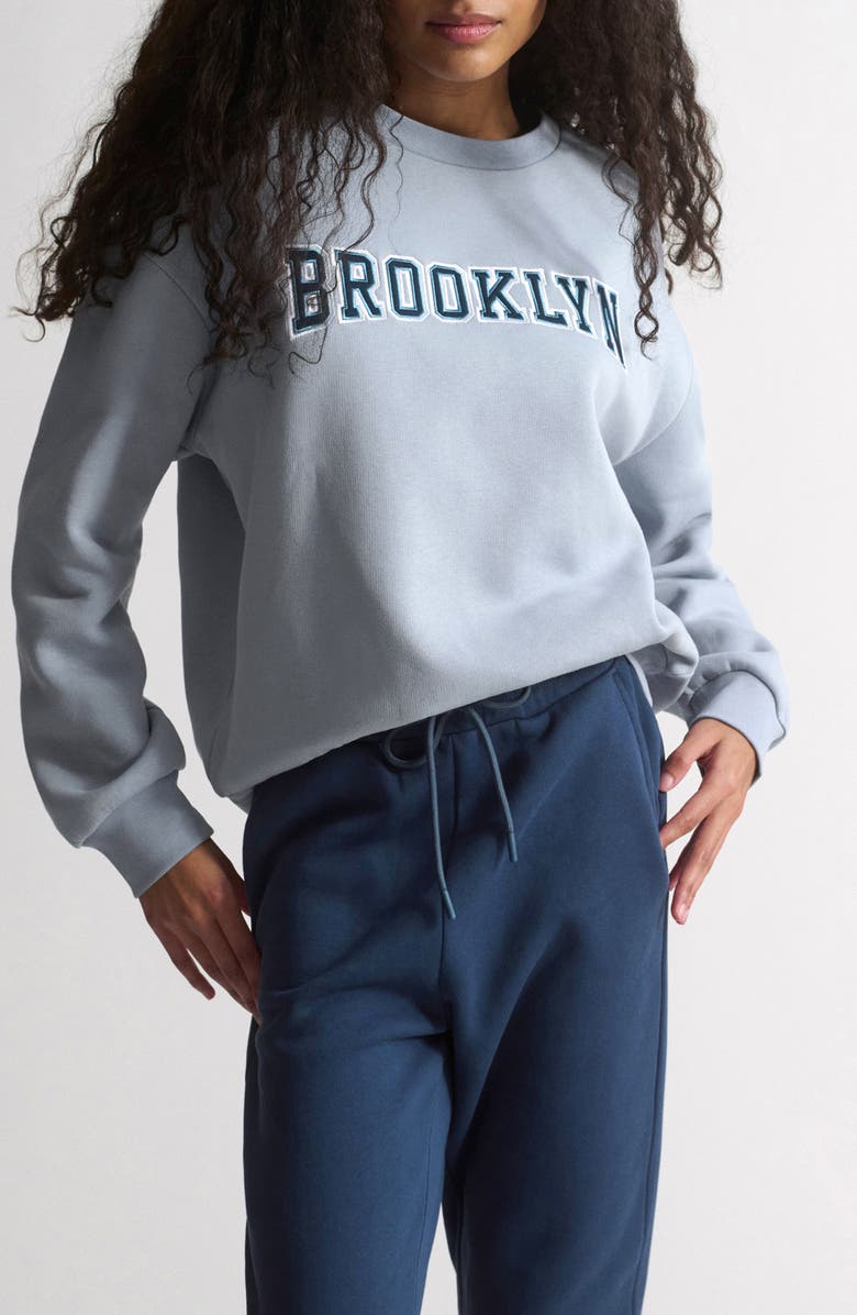 Brooklyn Industries Logo Crewneck Sweatshirt, Main, color,