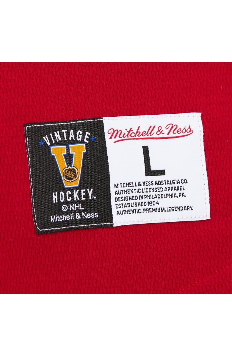 Mitchell & Ness Men's Mitchell & Ness Red New York Rangers Thermal Henley Long Sleeve T-Shirt, Alternate, color, Red