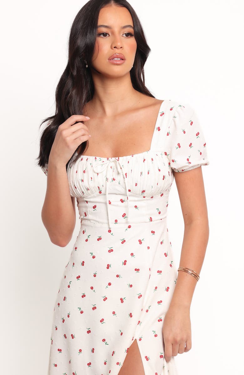 Petal & Pup JILL MIDI DRESS, Alternate, color, Cherry Print