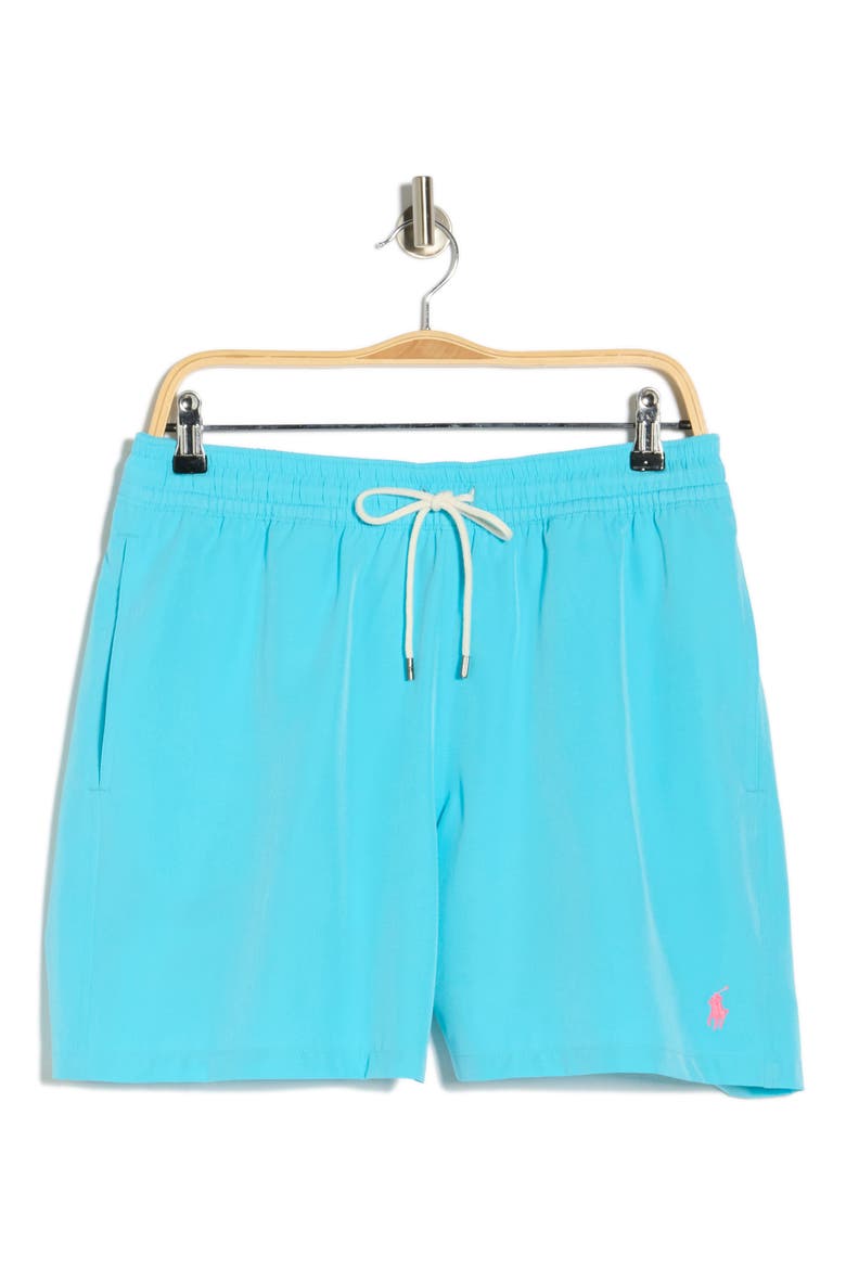 Traveler Swim Trunks, Alternate, color, BLAZE BLUE