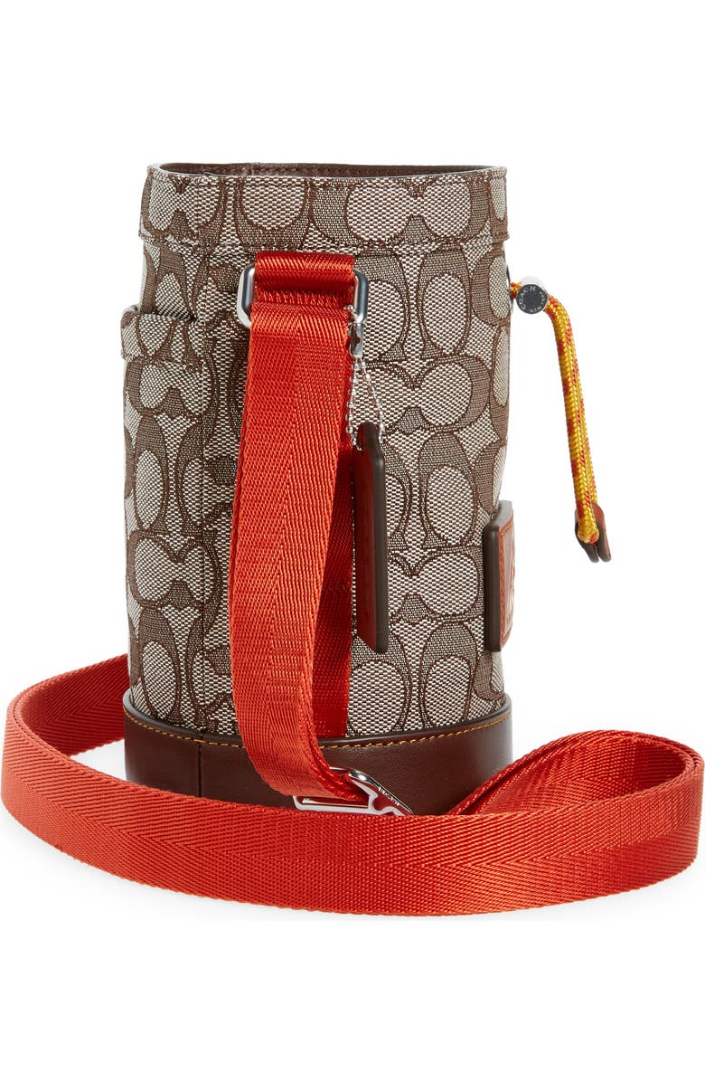 COACH Utility Logo Jacquard Crossbody Messenger Bag, Alternate, color,