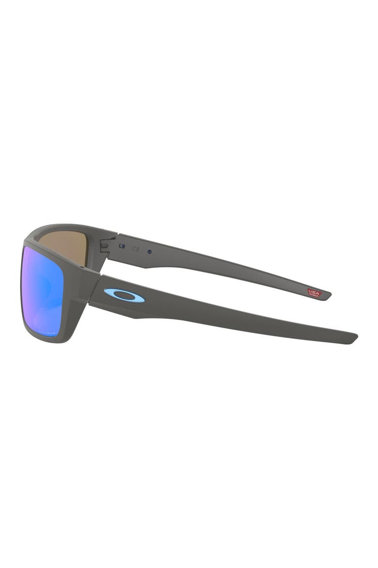 Drop Point™ 61mm Prizm™ Polarized Wrap Sunglasses, Alternate, color, GUNMETAL