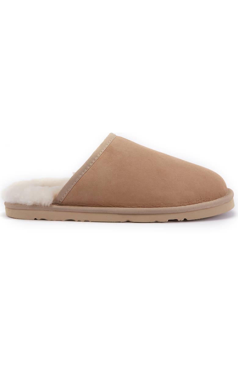 Australia Luxe Collective Mool Genuine Shearling Lined Slipper, Alternate, color, Sand