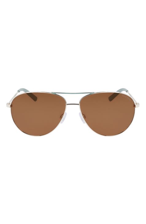 61mm Aviator Sunglasses