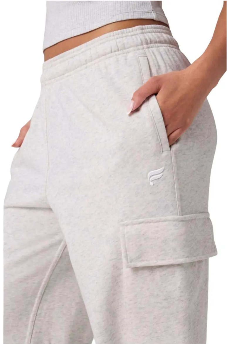 Year Round Terry Cargo Jogger, Alternate, color, Light Grey Heather