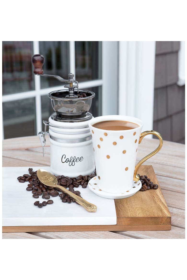 Ceramic Coffee Grinder, Alternate, color, WHITE