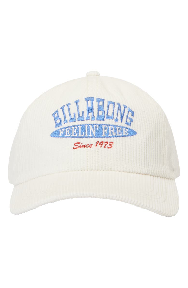 Billabong Embroidered Logo Baseball Cap, Alternate, color, Salt Crystal Blue
