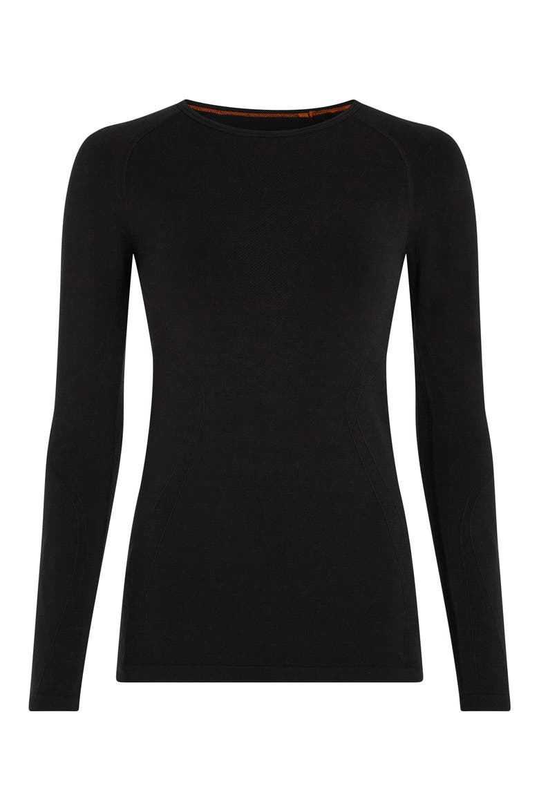 260 ZoneKnit™ Seamless Merino Wool Shirt, Alternate, color, BLACK