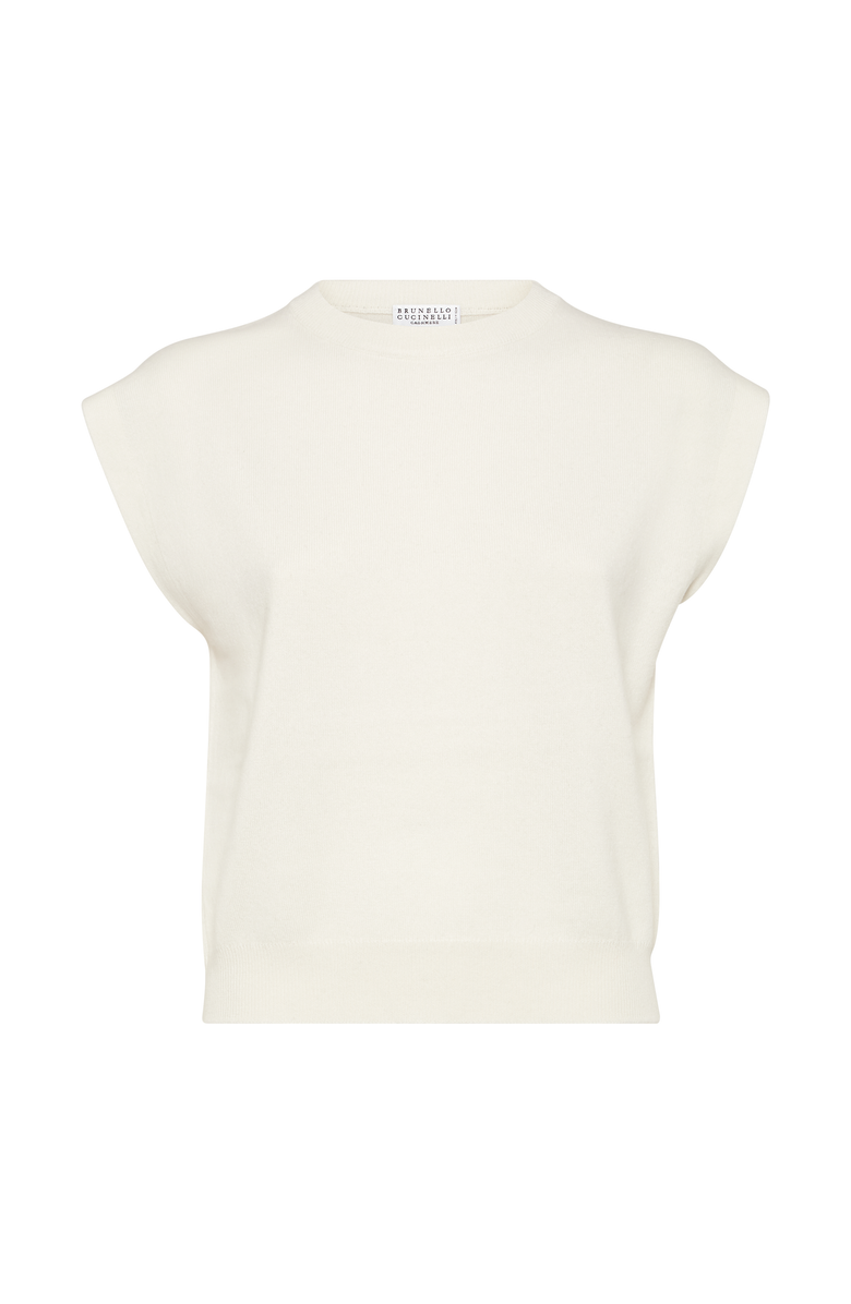 Brunello Cucinelli Cashmere sweater, Main, color, White