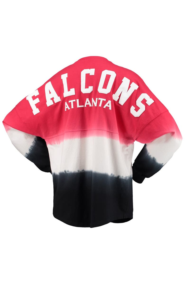 FANATICS Women's Fanatics Branded Red/Black Atlanta Falcons Ombre Long Sleeve T-Shirt, Alternate, color, Red