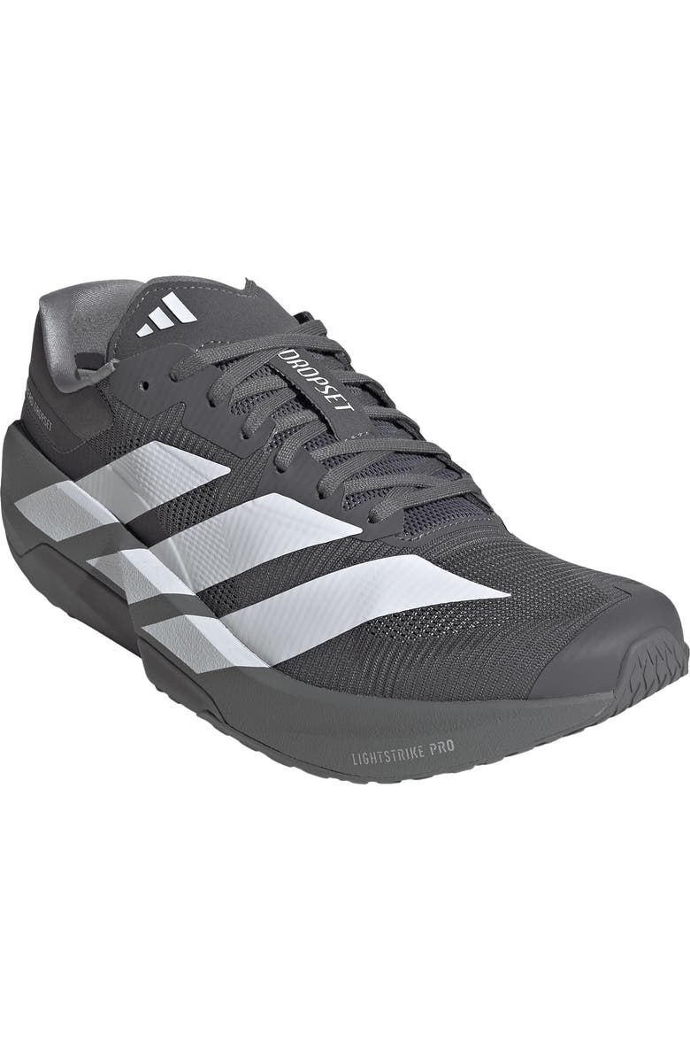 adidas Adizero Dropset Pro Training Shoe, Main, color, Grey / White/ Iron Met