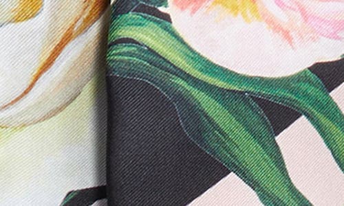 Dolce & Gabbana Dolce&gabbana Floral Skinny Silk Scarf