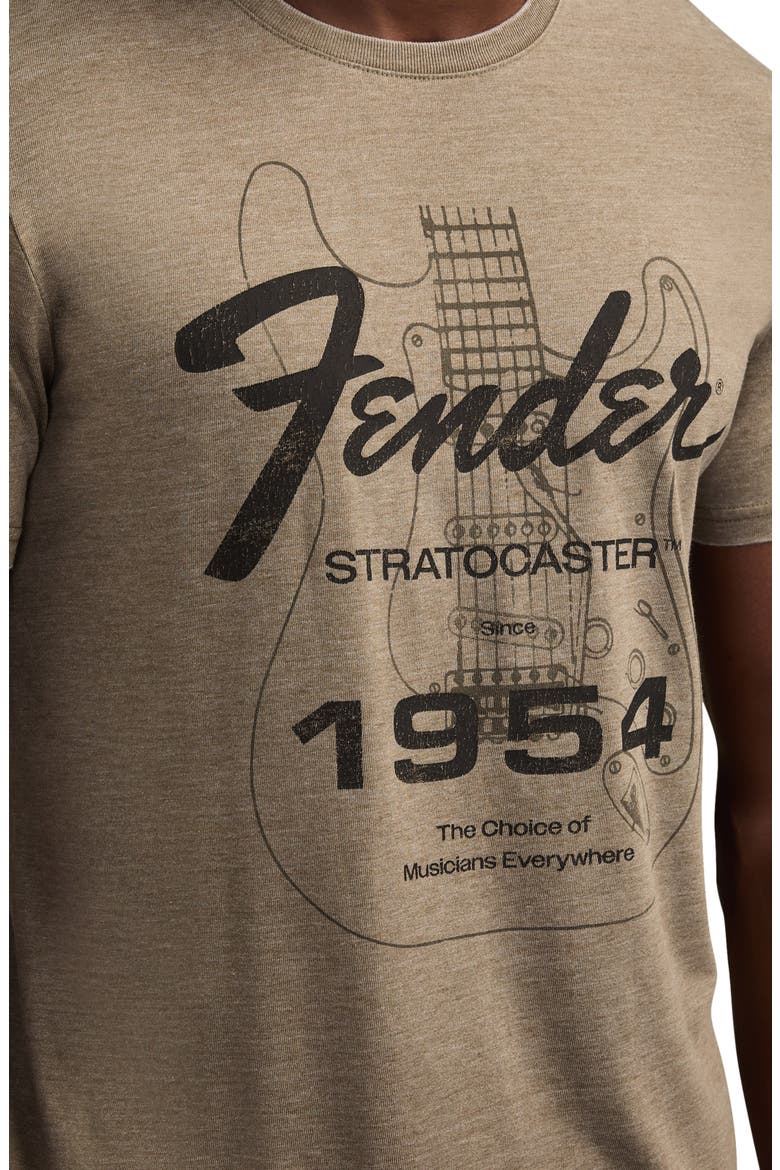Fender Stratocaster™ Graphic T-Shirt, Alternate, color, TARMAC