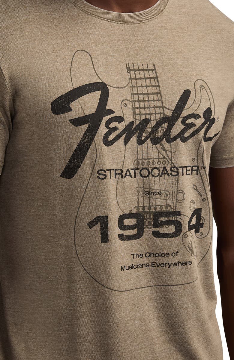 Lucky Brand Fender Stratocaster<sup>™</sup> Graphic T-Shirt, Alternate, color, Tarmac