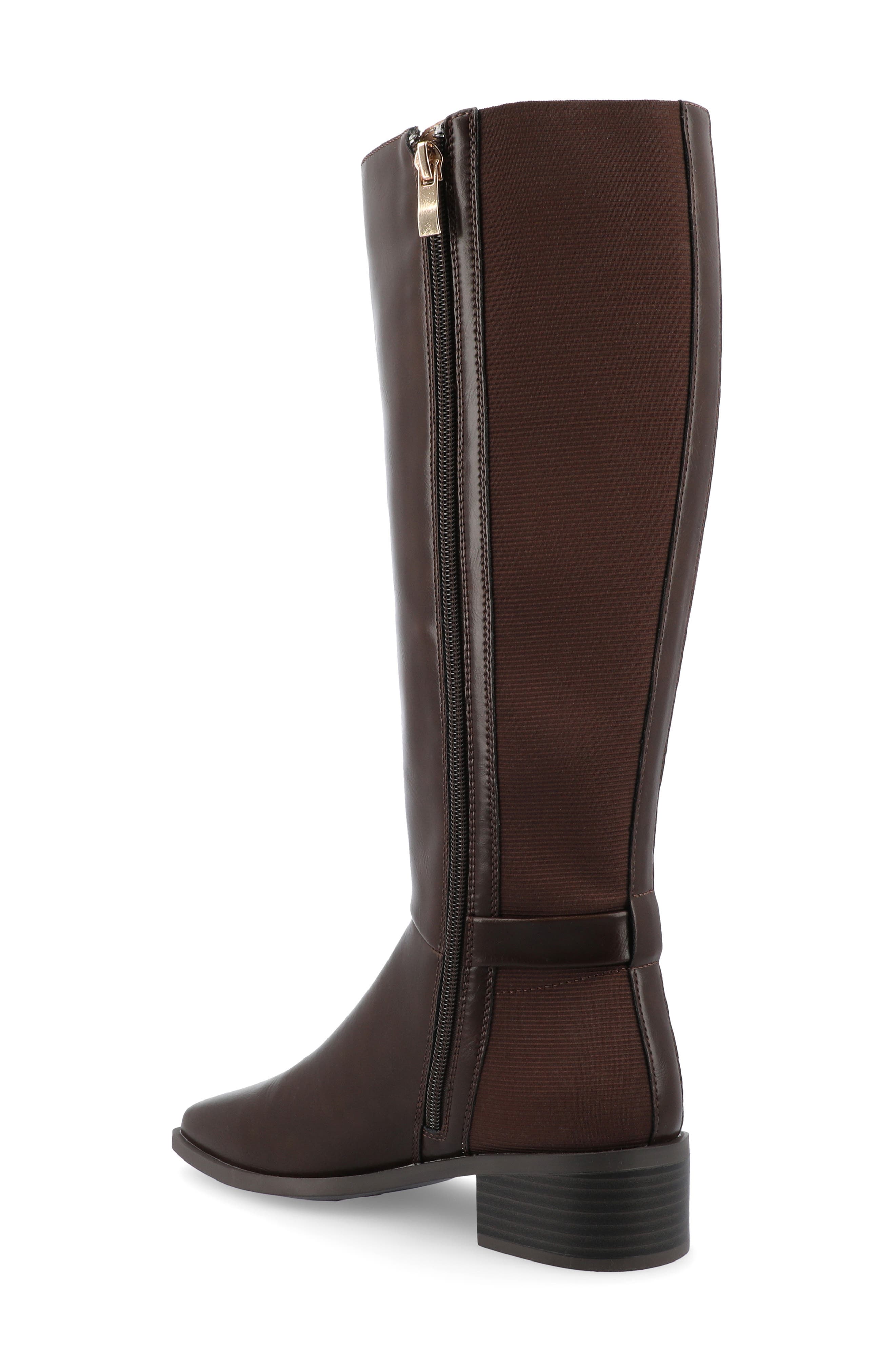 Journee Collection Londyn Boot, Alternate, color, Brown