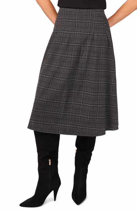 Halogen® Pleated Midi Skirt