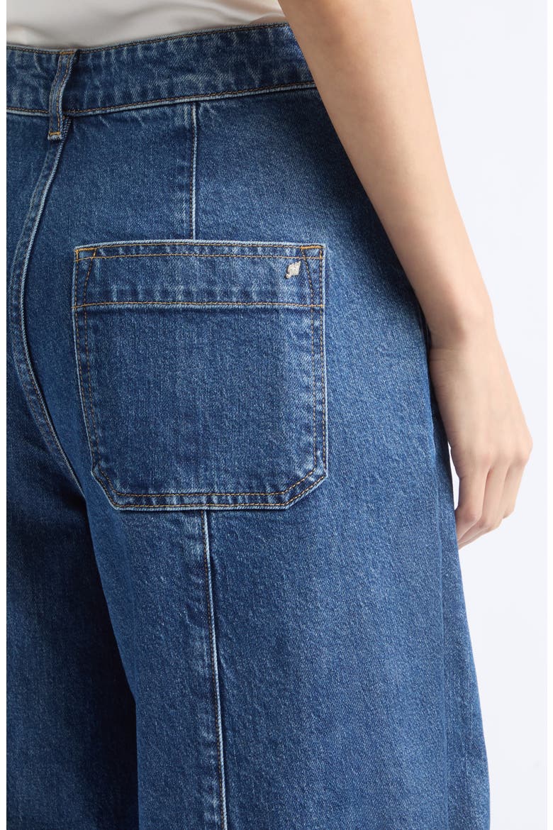 Agnes High Waist Boyfriend Jeans, Alternate, color, TIDE