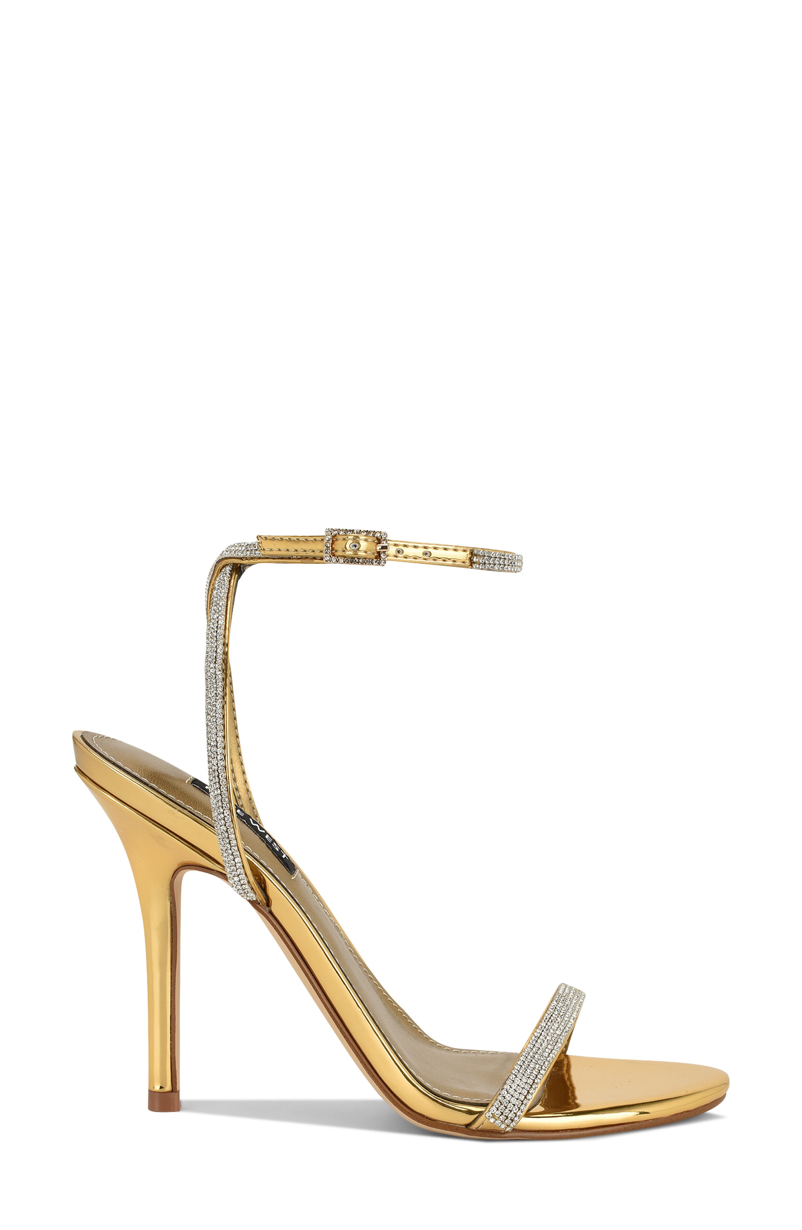 Stodia Ankle Strap Sandal, Alternate, color, BRONZE