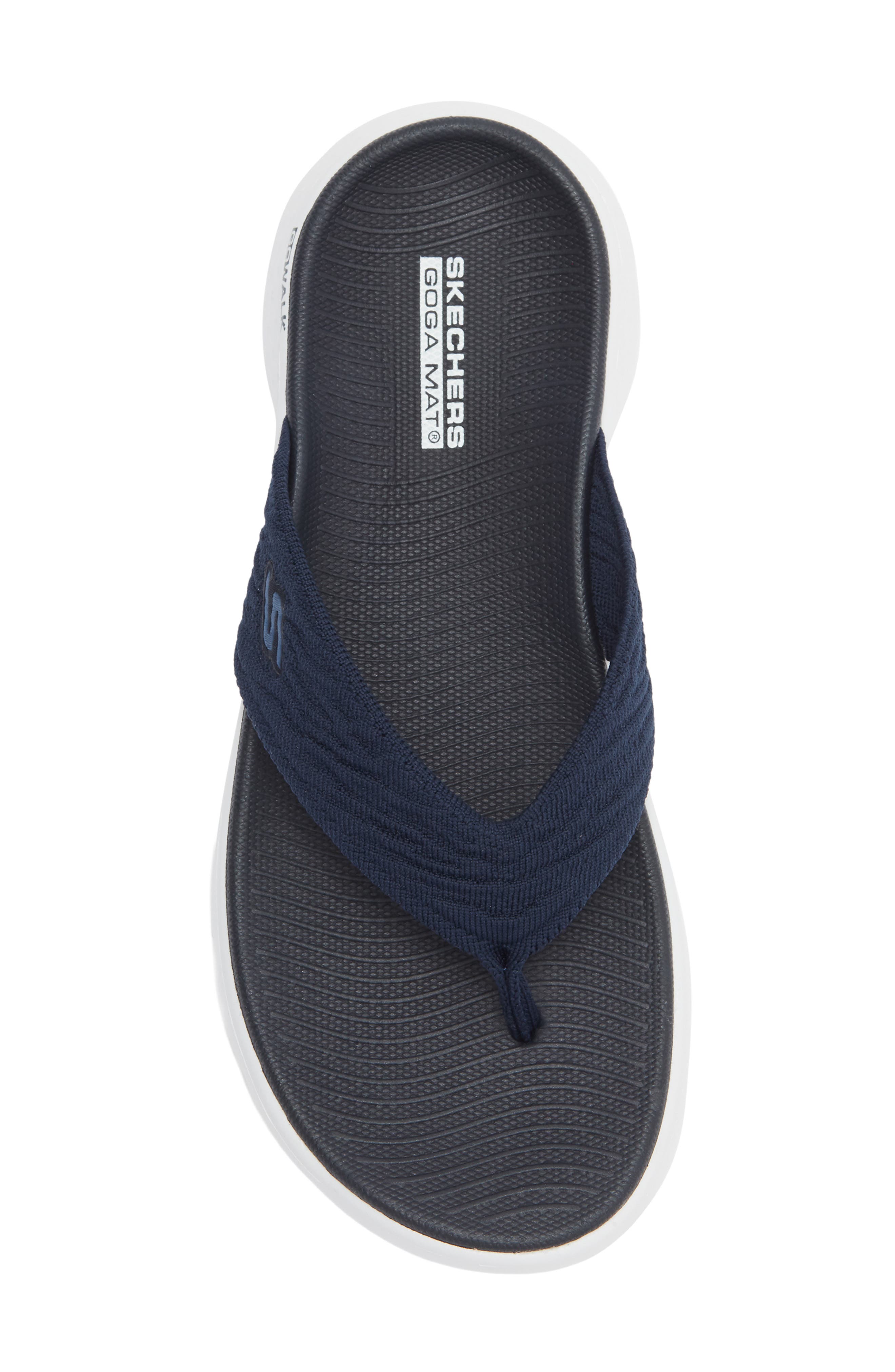 Go Walk® Flex Flip Flop Sandal - Splendor, Alternate, color, NAVY