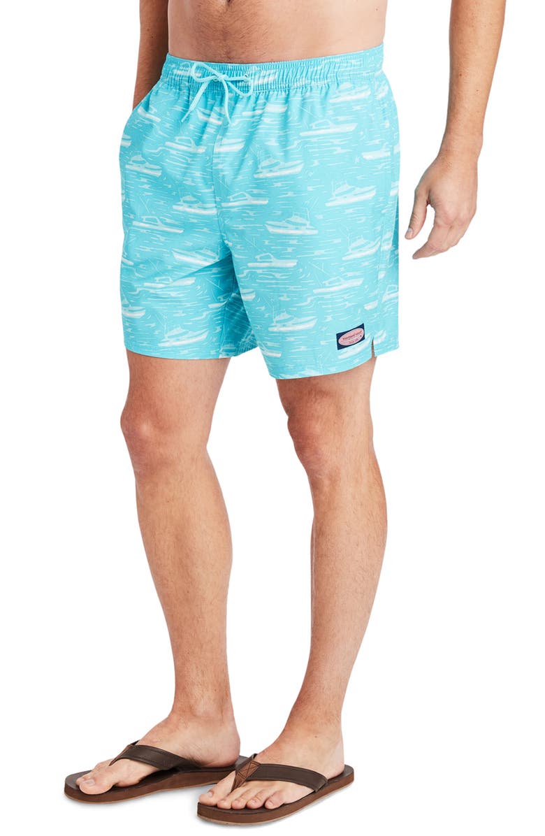 vineyard vines Summer Sailing Chappy Swim Trunks, Main, color, 