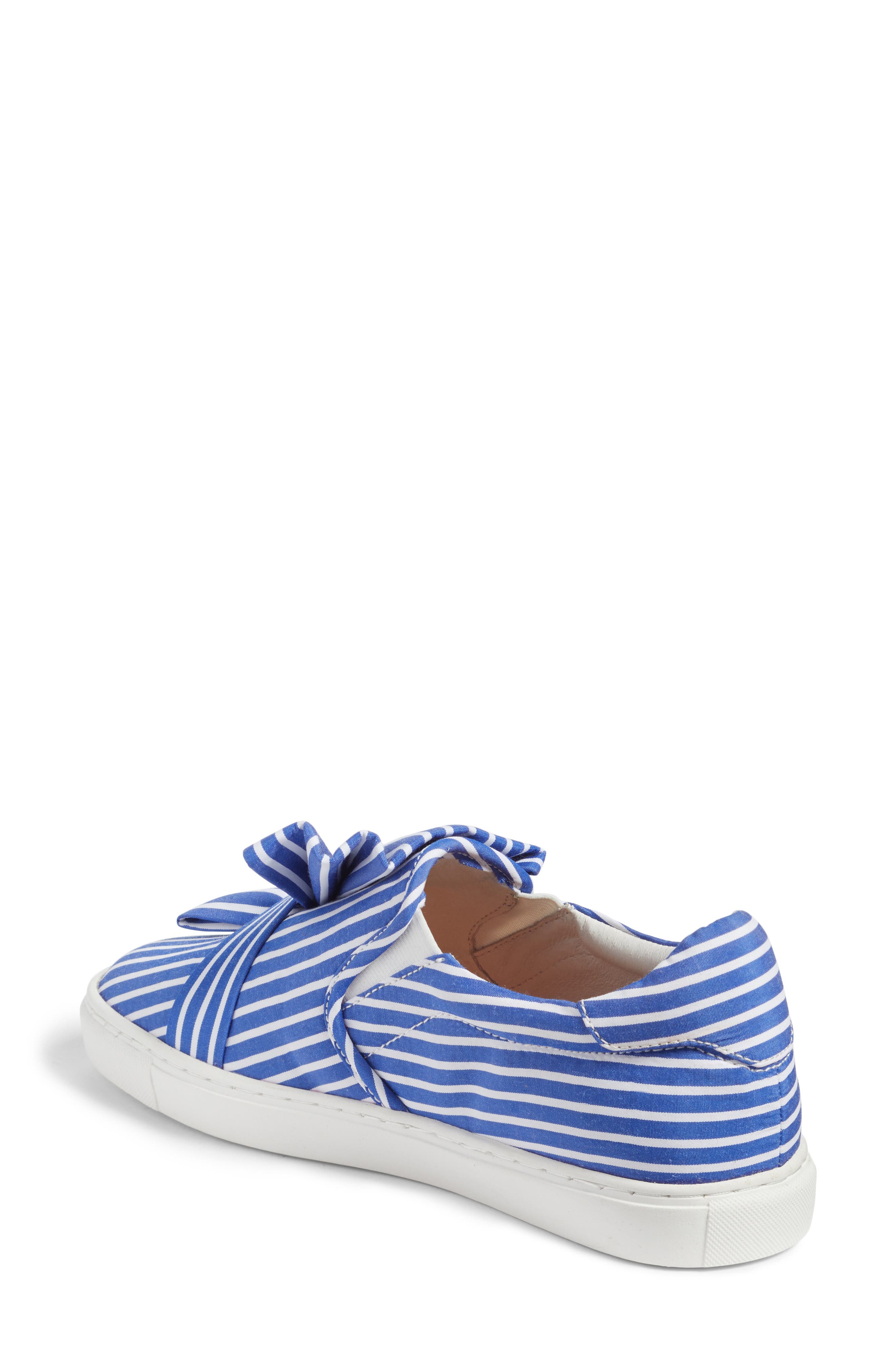Mika Slip-On Sneaker, Alternate, color, BLUE SHIRTING FABRIC