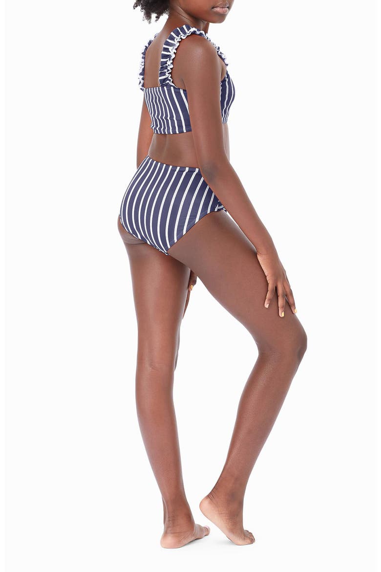 Habital Kids' Stripe Two-Piece Swimsuit, Alternate, color, NAVY