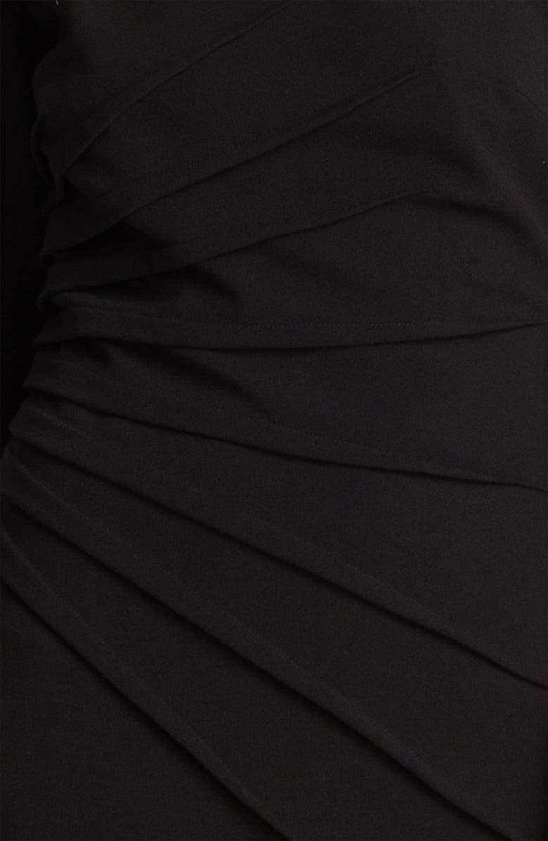 David Meister Side Pleat Woven Sheath Dress, Alternate, color, 