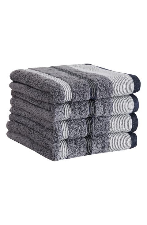 Luxurious Cotton 4-Pack Decorative Hand Towels