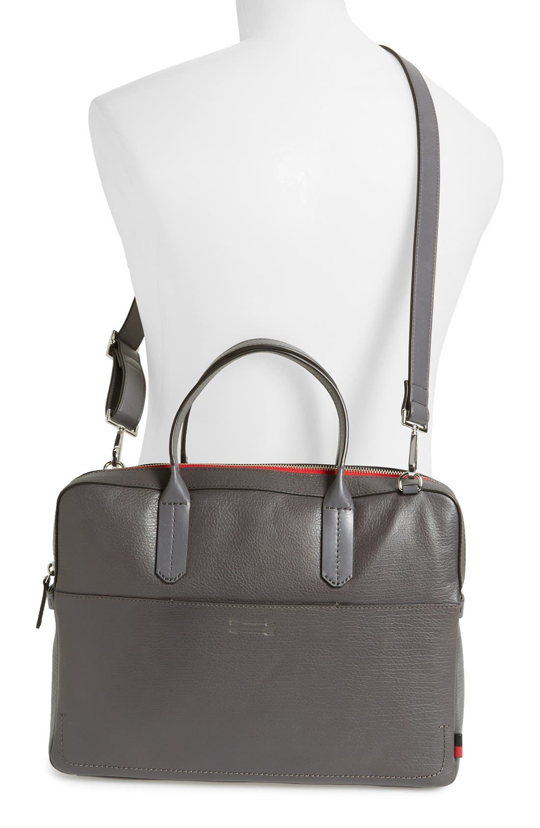 Ben Minkoff 'Fulton' Briefcase, Alternate, color, NEW GREY