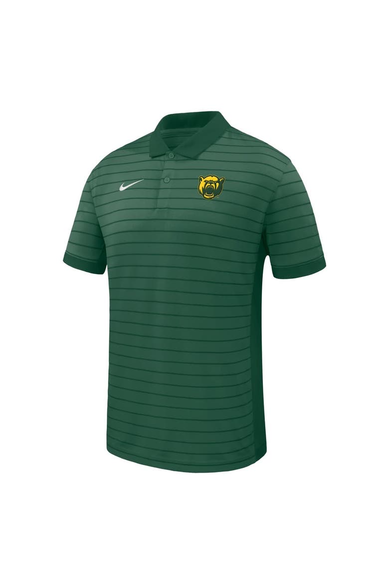 Men's Nike Green Baylor Bears 2025 Early Season Coaches Sideline Victory Stripe Performance Polo, Alternate, color, Green