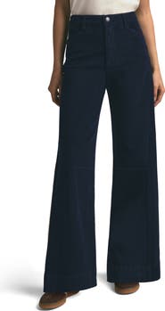 Favorite Daughter The Mischa High Waist Wide Leg Cotton Corduroy Pants